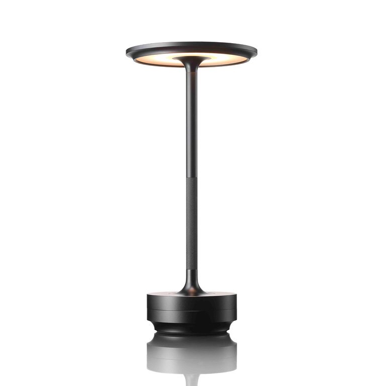 Emma Elegant table lamp | Full aluminum, rechargeable