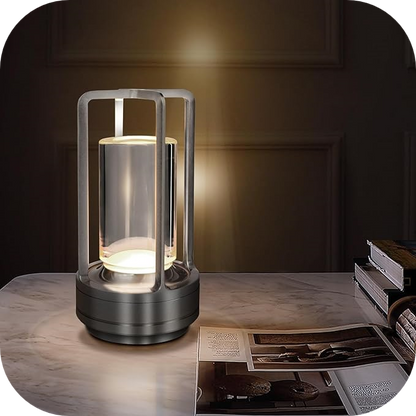 Emma Portable Crystal Table Lamp