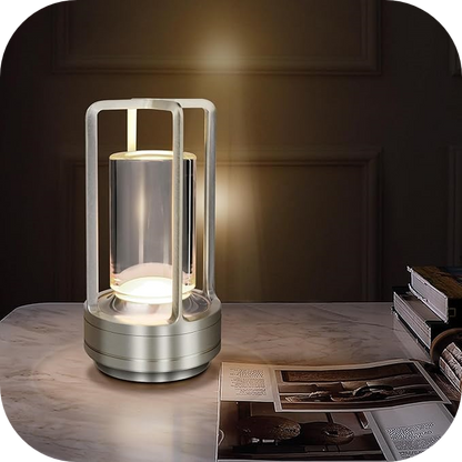 Emma Portable Crystal Table Lamp