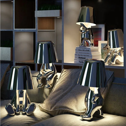 Emma Rechargeable Italian Man table Lamp