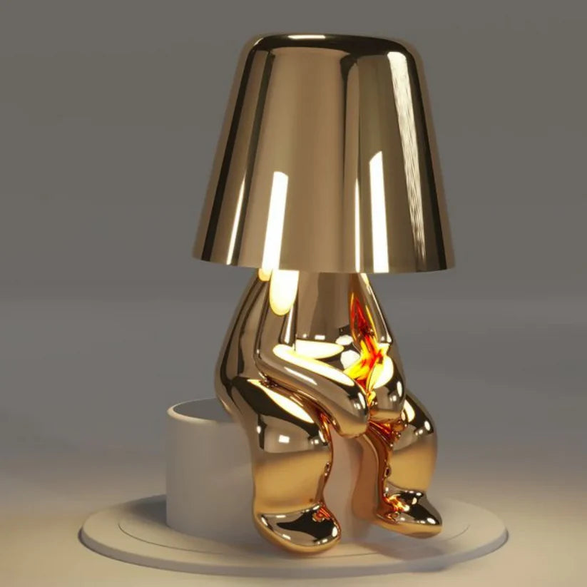 Emma Rechargeable Italian Man table Lamp