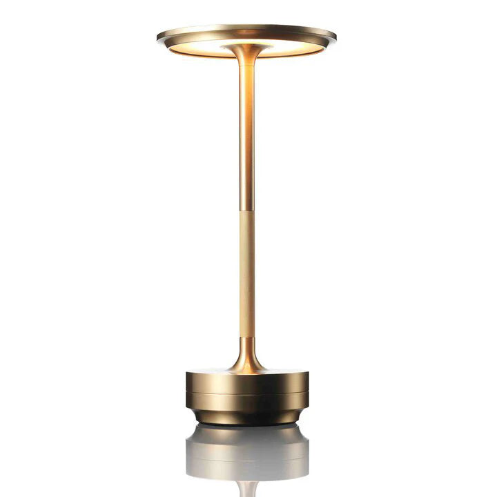 Emma Elegant table lamp | Full aluminum, rechargeable