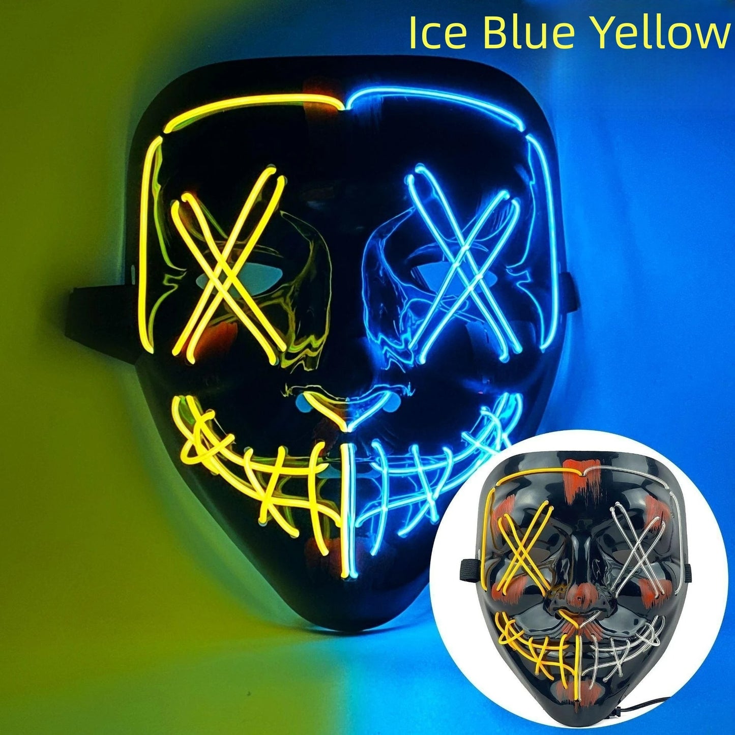 Emma Halloween Neon Led Mask