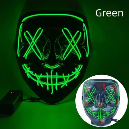 Emma Halloween Neon Led Mask