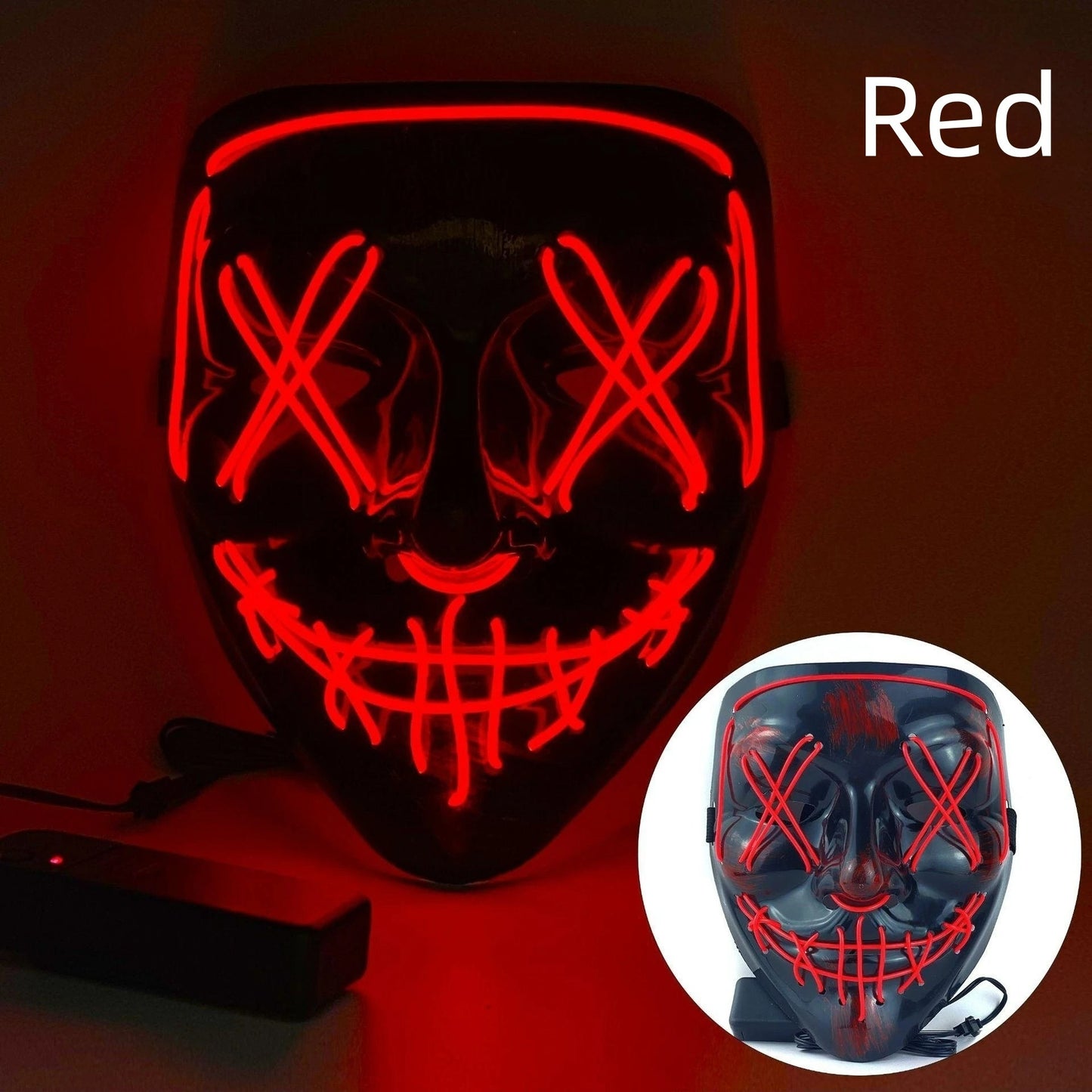 Emma Halloween Neon Led Mask