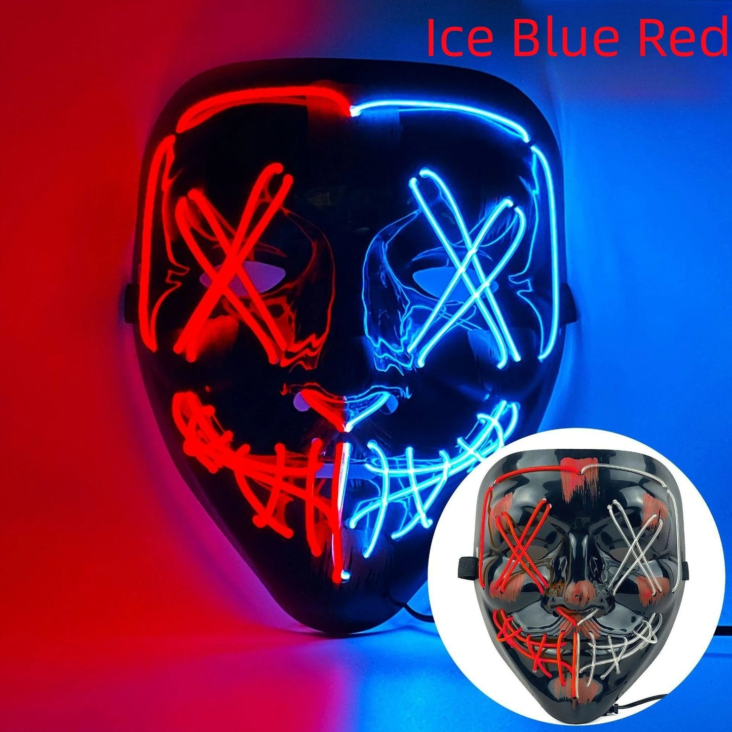 Emma Halloween Neon Led Mask