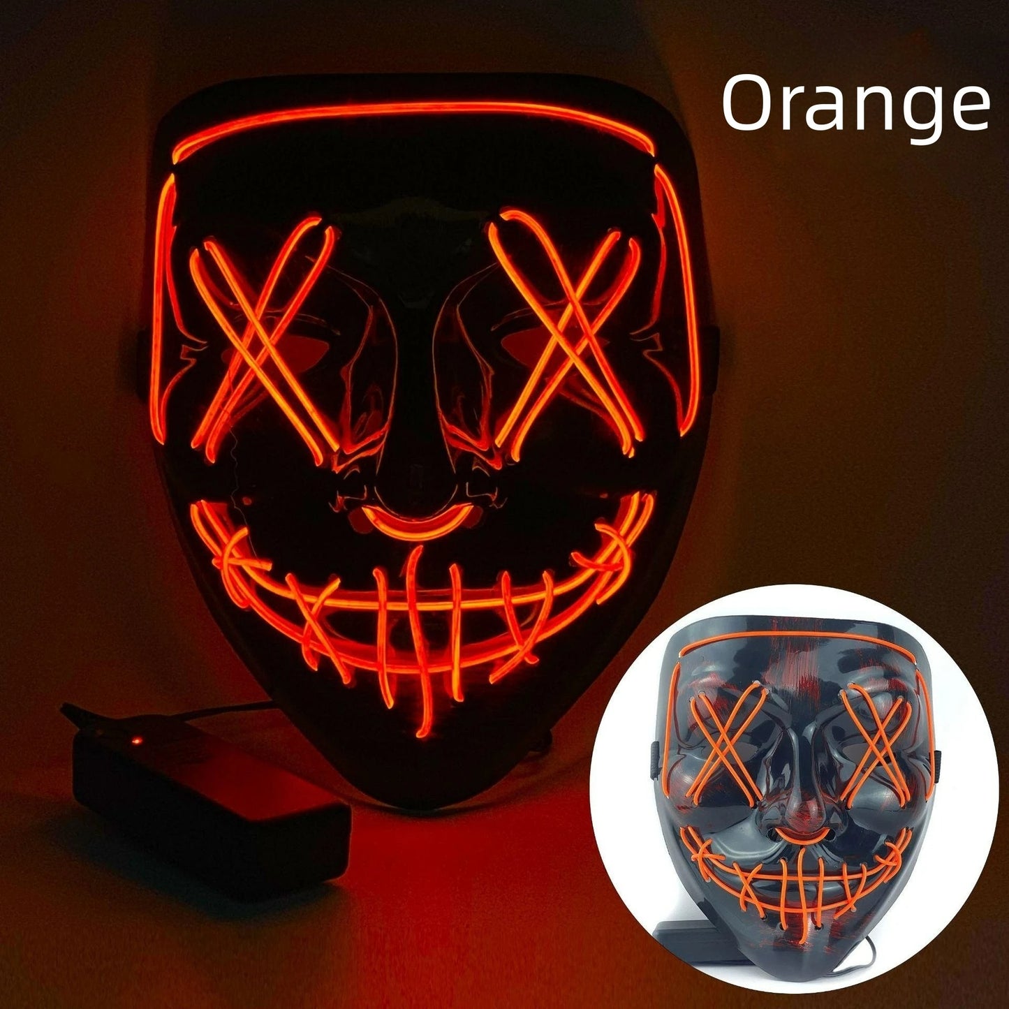 Emma Halloween Neon Led Mask